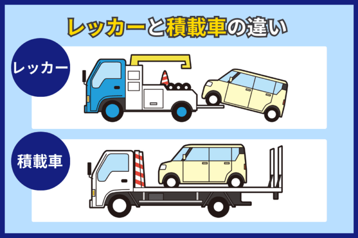 レッカーと積載車の違い