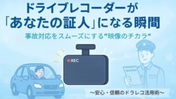 ドライブレコーダーの活用術をご紹介します。
