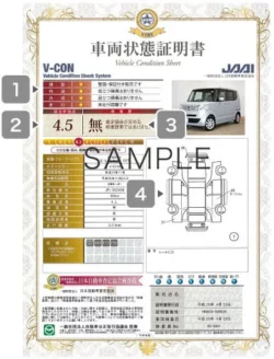 車両状態証明書